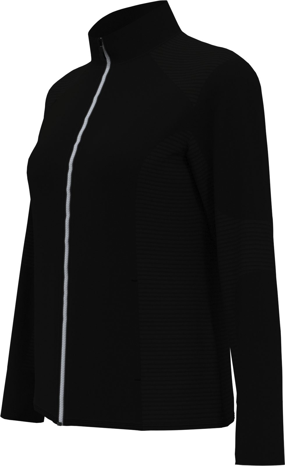 Callaway Golf Cgw772 Women’s Full-zip Ottoman Jacket - Black