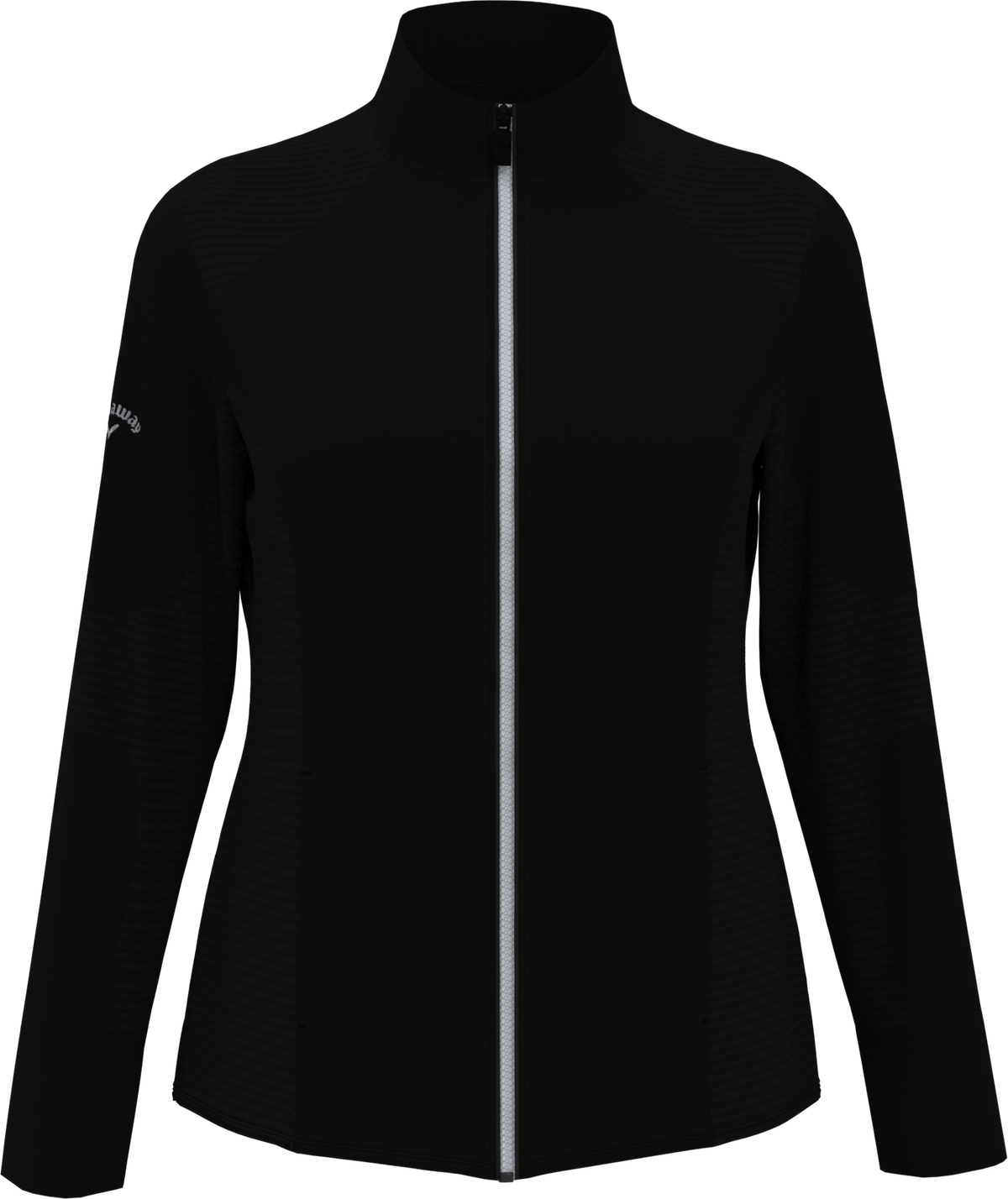 Callaway Golf Cgw772 Women’s Full-zip Ottoman Jacket - Black
