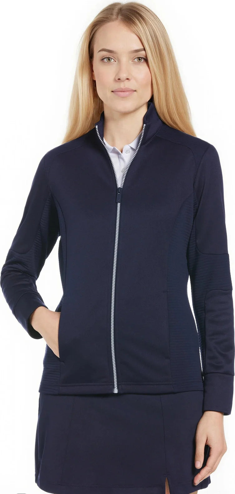 Callaway Golf Cgw772 Women’s Full-zip Ottoman Jacket - Peacoat - Ladies s