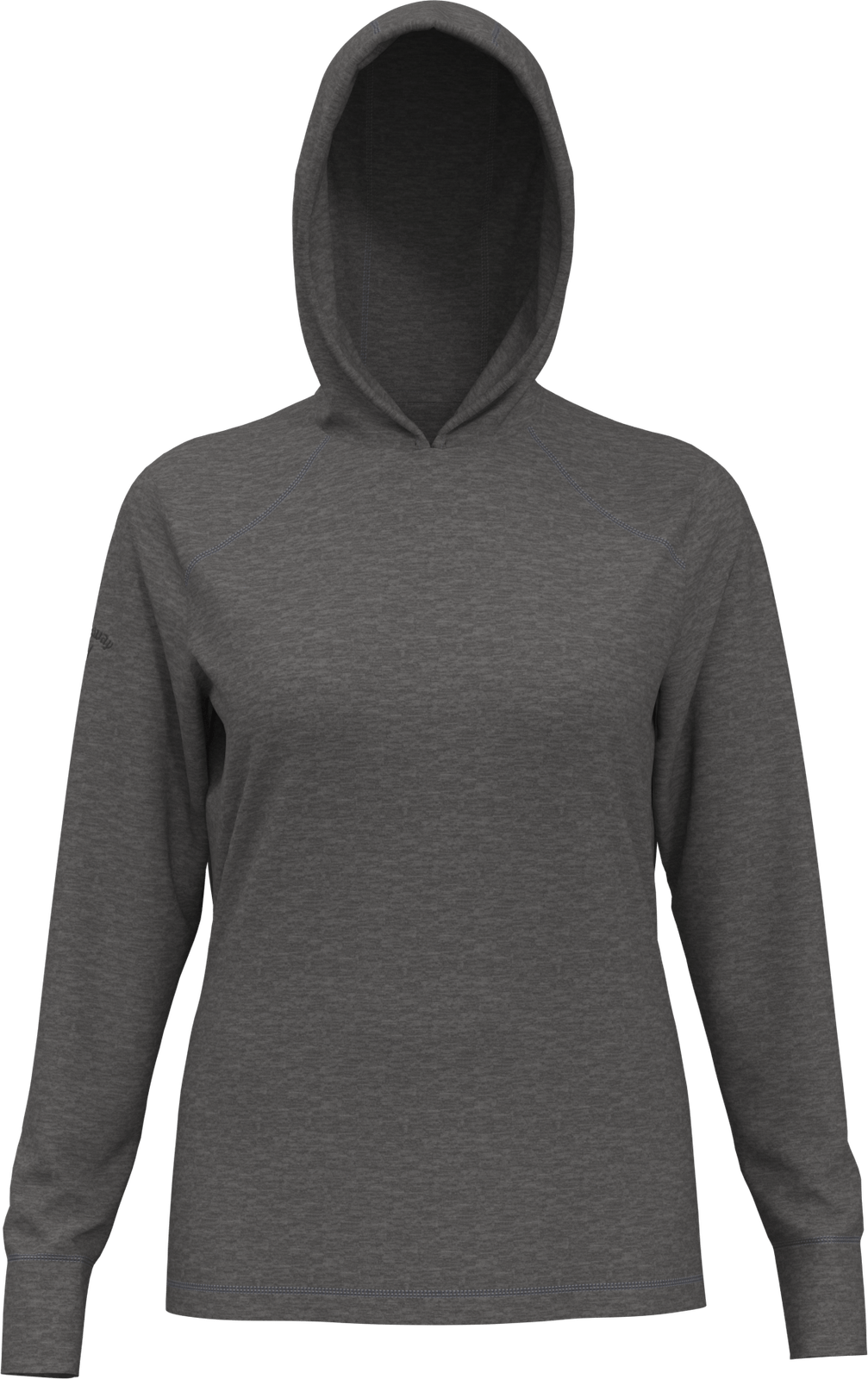 Callaway Golf Cgw773 Women’s Long Sleeve Soft Touch Hoodie - Black Heather