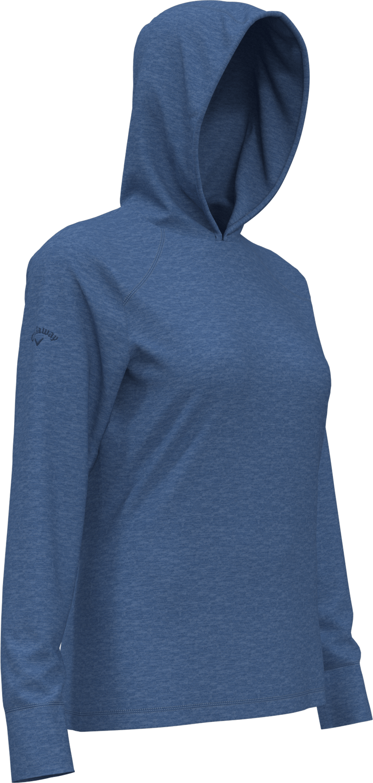 Callaway Golf Cgw773 Women’s Long Sleeve Soft Touch Hoodie - Peacoat Heather