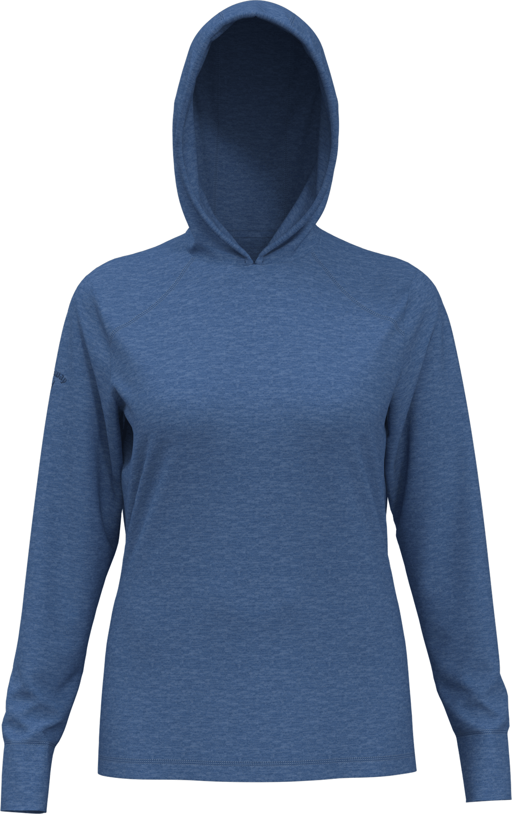 Callaway Golf Cgw773 Women’s Long Sleeve Soft Touch Hoodie - Peacoat Heather