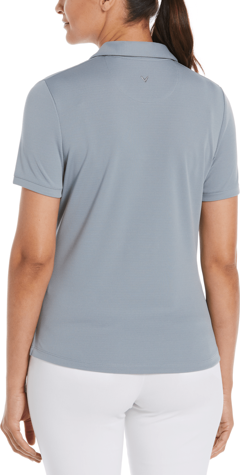 Callaway Golf Cgw780 Short Sleeve Women’s Micro Texture Polo - Tradewinds