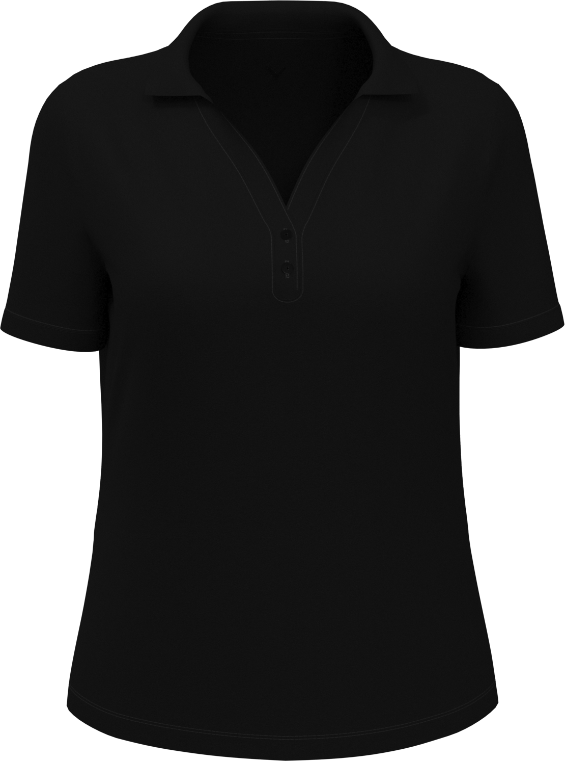 Callaway Golf Cgw780 Short Sleeve Women’s Micro Texture Polo - Black