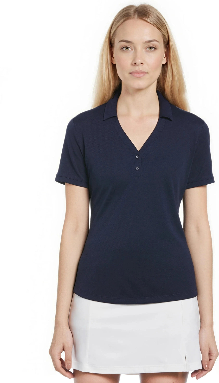 Callaway Golf Cgw780 Short Sleeve Women’s Micro Texture Polo - Peacoat - Ladies s