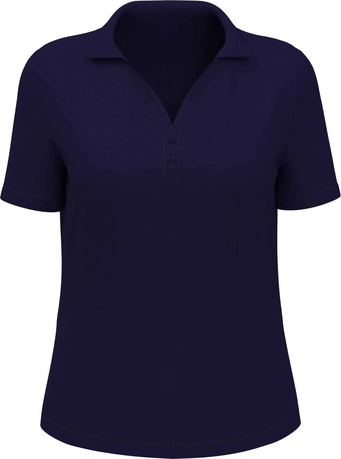 Callaway Golf Cgw780 Short Sleeve Women’s Micro Texture Polo - Peacoat