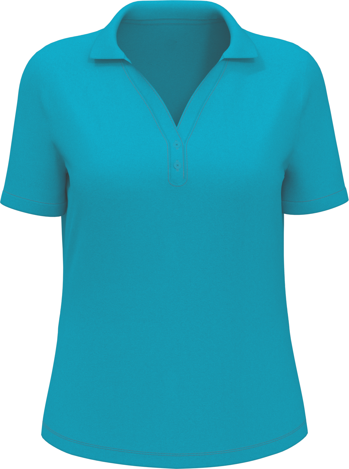 Callaway Golf Cgw780 Short Sleeve Women’s Micro Texture Polo - Tile Blue