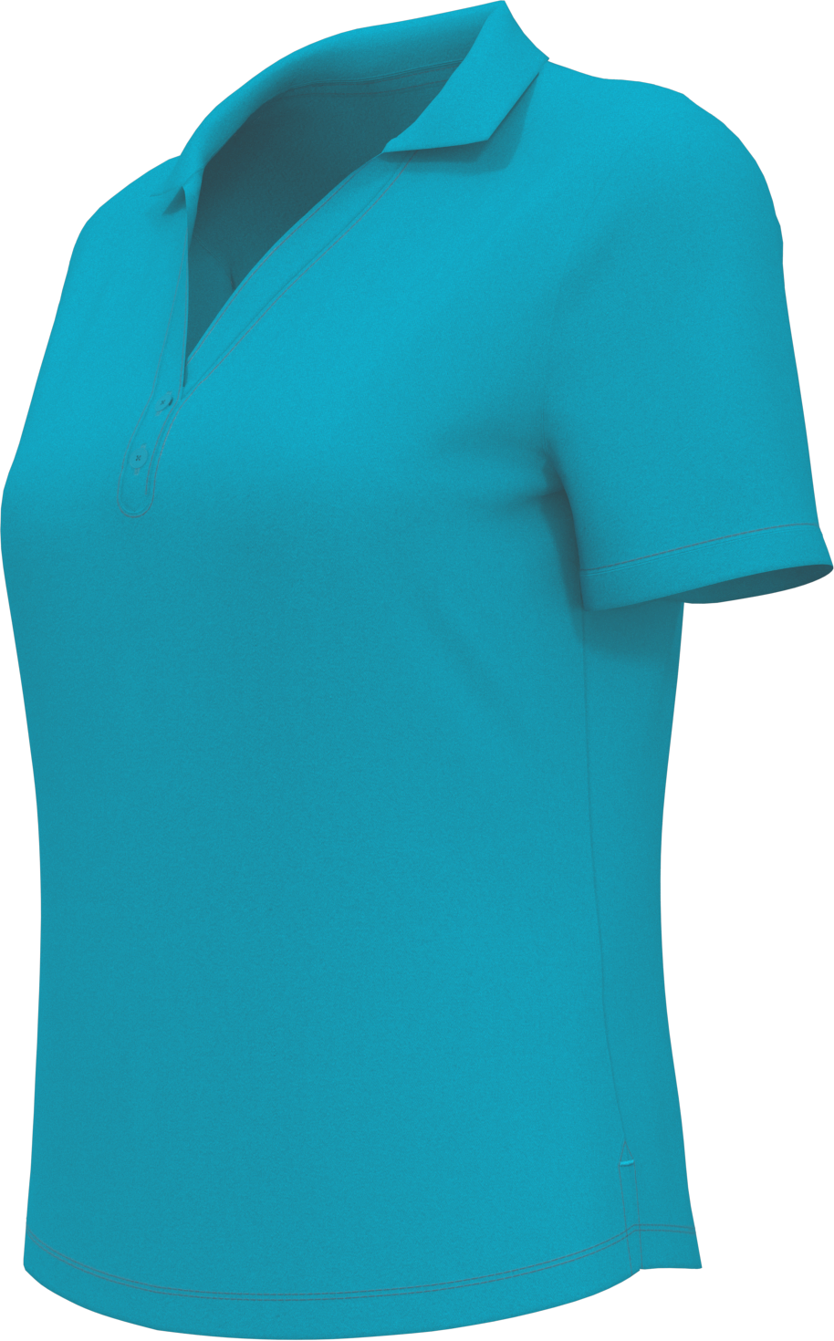 Callaway Golf Cgw780 Short Sleeve Women’s Micro Texture Polo - Tile Blue