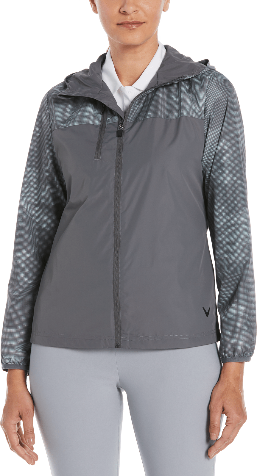 Callaway Golf Cgw787 Long Sleeve Women’s Packable Wind Jacket - Quiet Shade