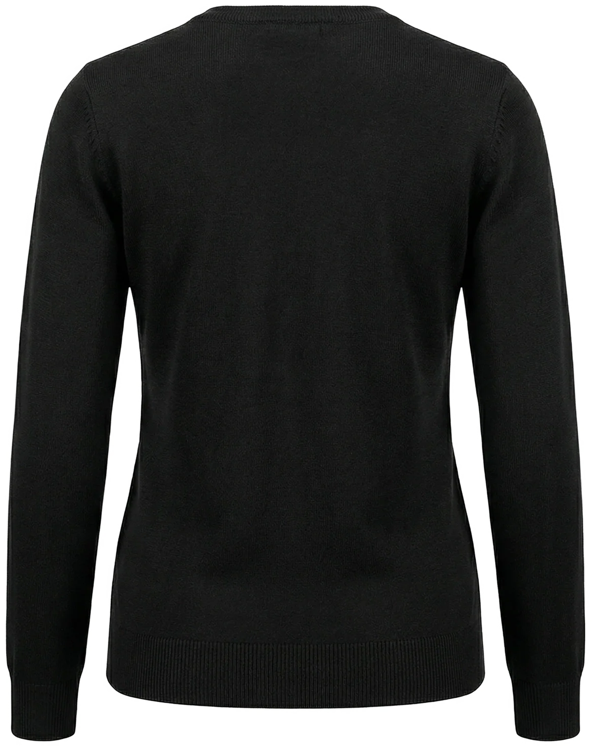 Callaway Golf Cgw789 Women’s Long Sleeve V-neck Sweater - Black Ink