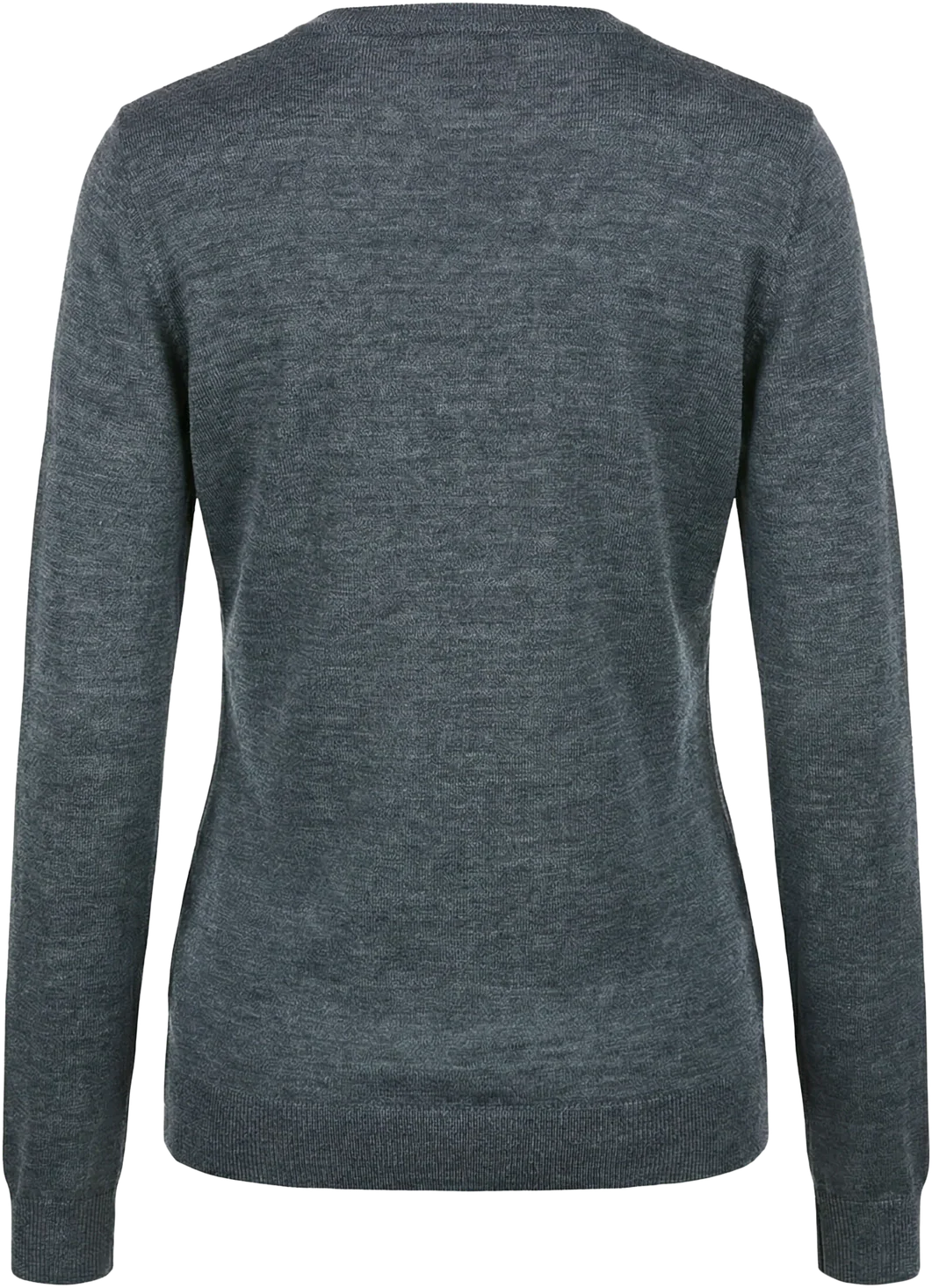 Callaway Golf Cgw789 Women’s Long Sleeve V-neck Sweater - Steel Heather