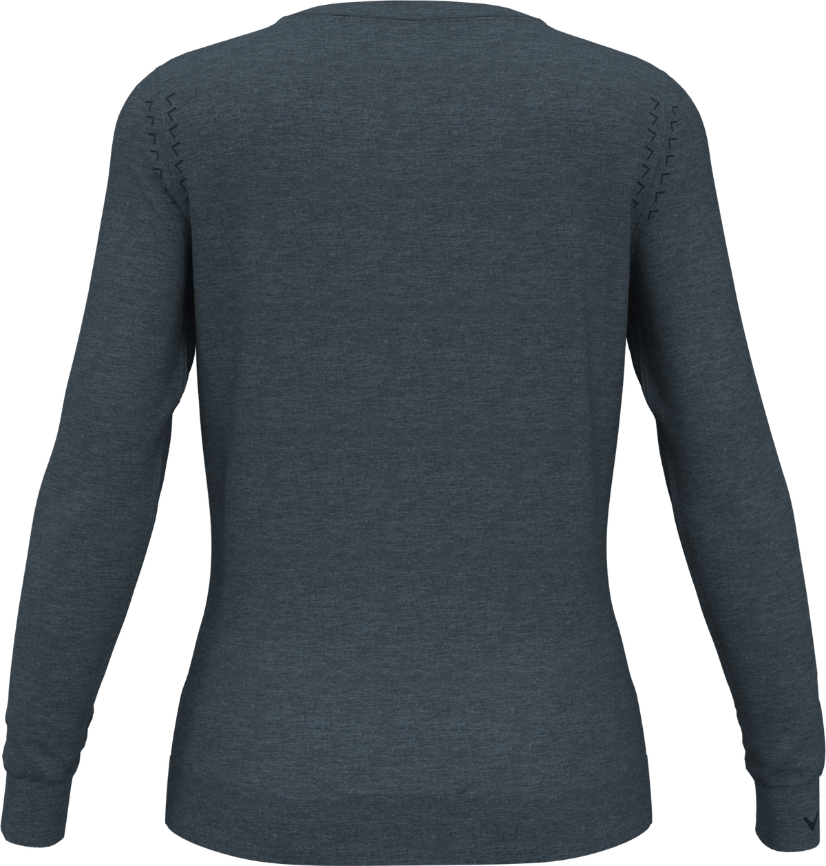 Callaway Golf Cgw789 Women’s Long Sleeve V-neck Sweater - Steel Heather
