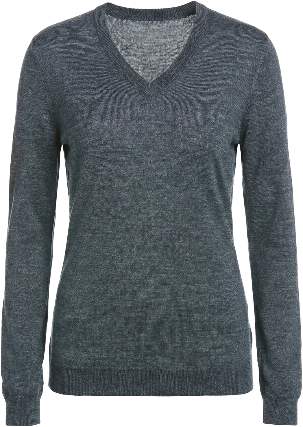 Callaway Golf Cgw789 Women’s Long Sleeve V-neck Sweater - Steel Heather