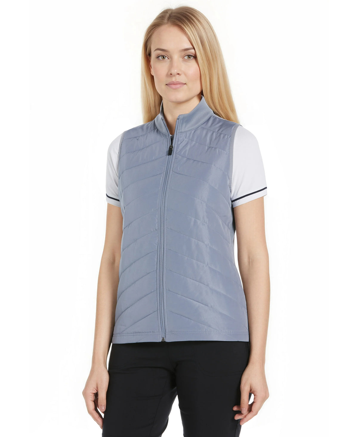Callaway Golf Cgw791 Women’s Sleeveless Quilted Puffer Vest - Tradewinds - Ladies s