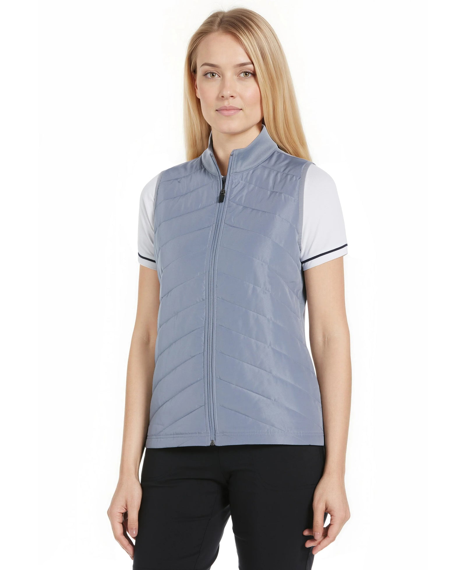 Callaway Golf Cgw791 Women’s Sleeveless Quilted Puffer Vest - Tradewinds