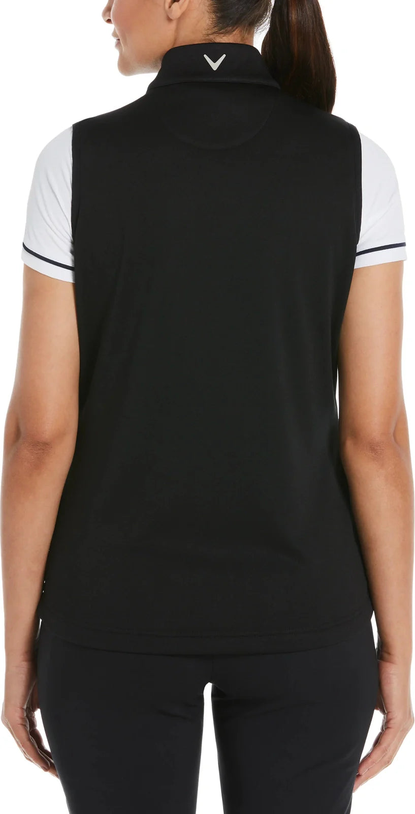 Callaway Golf Cgw791 Women’s Sleeveless Quilted Puffer Vest - Black