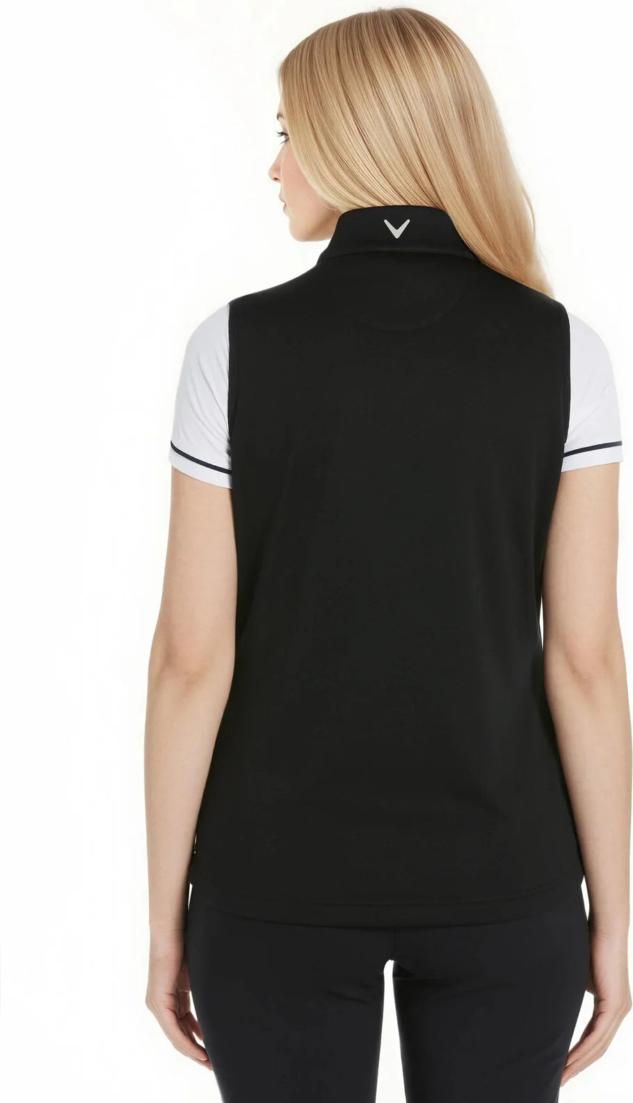 Callaway Golf Cgw791 Women’s Sleeveless Quilted Puffer Vest - Black - Ladies s