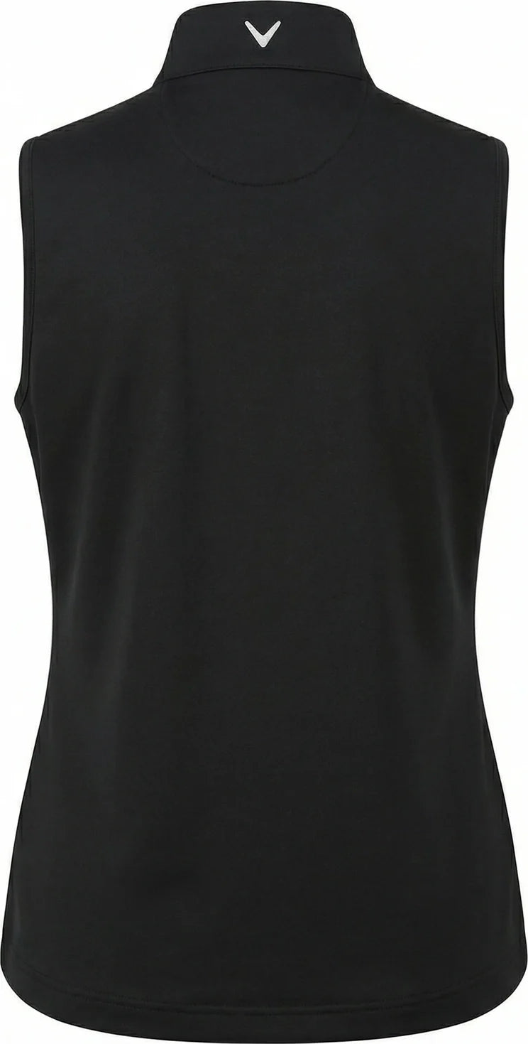 Callaway Golf Cgw791 Women’s Sleeveless Quilted Puffer Vest - Black