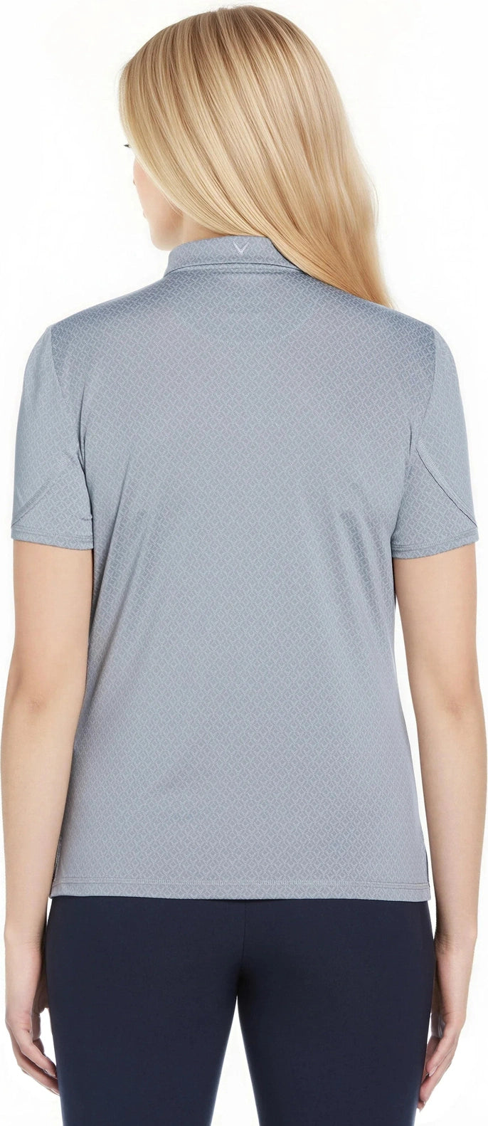 Callaway Golf Cgw792 Women’s Short Sleeve Stitched Chev Polo - Tradewinds - Ladies s