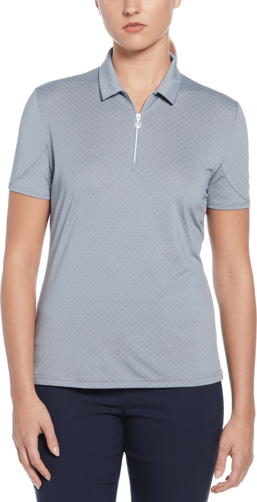 Callaway Golf Cgw792 Women’s Short Sleeve Stitched Chev Polo - Tradewinds