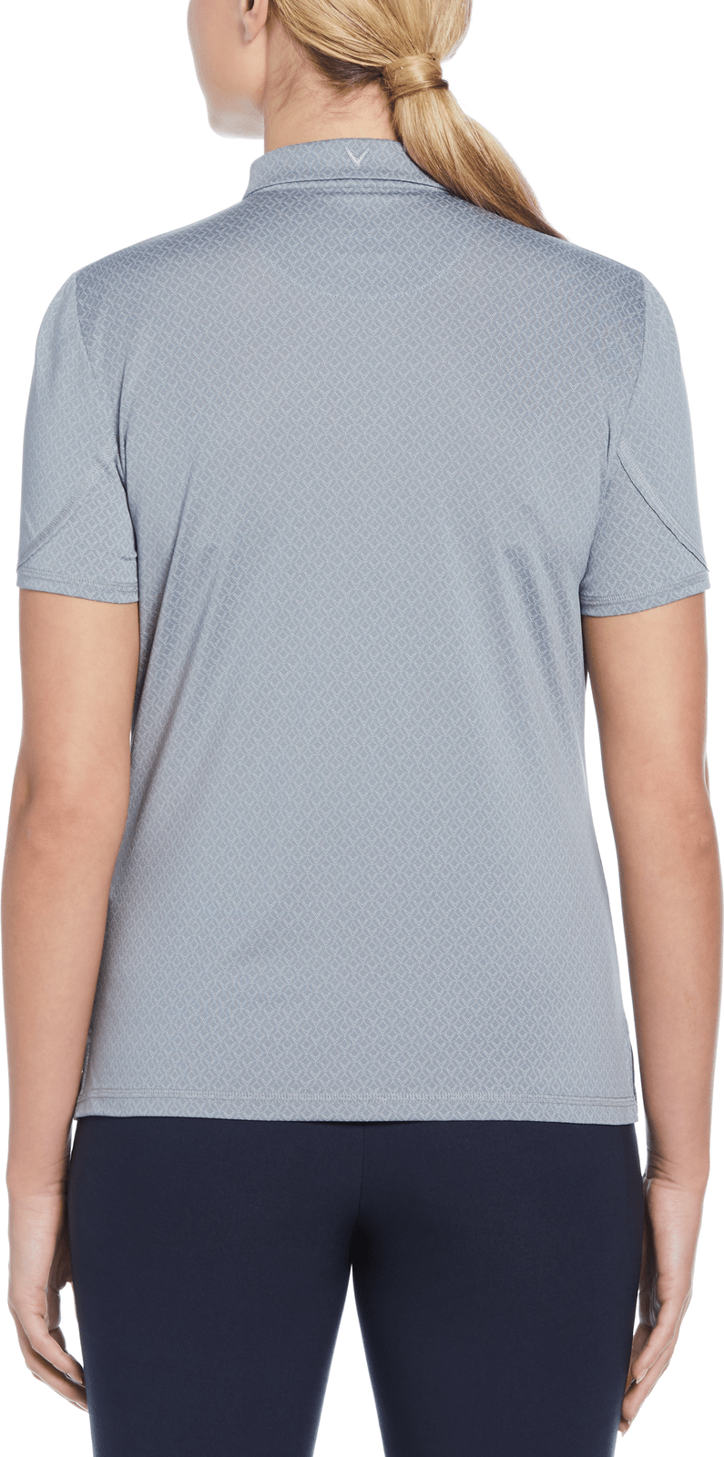 Callaway Golf Cgw792 Women’s Short Sleeve Stitched Chev Polo - Tradewinds