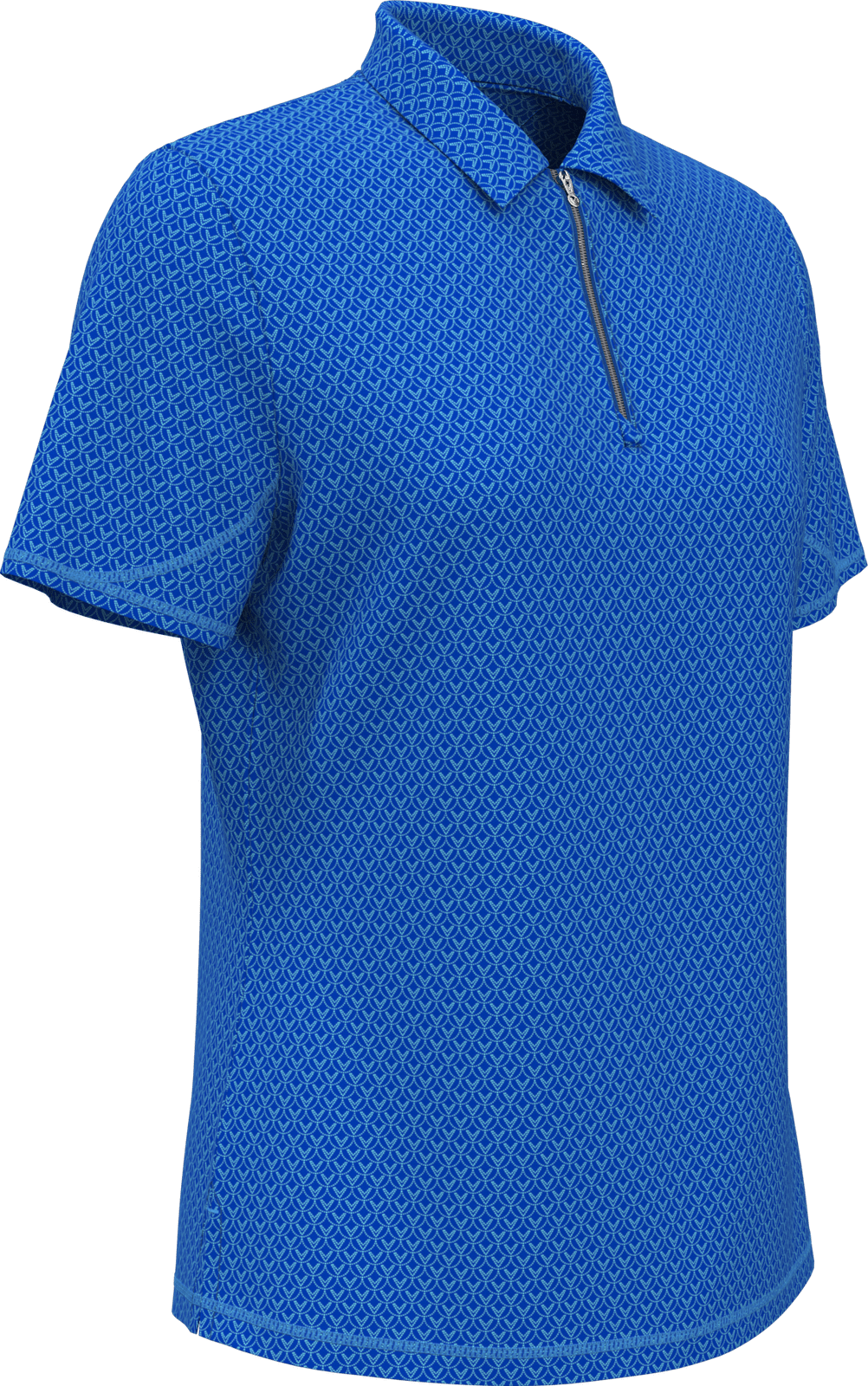 Callaway Golf Cgw792 Women’s Short Sleeve Stitched Chev Polo - Lapis Blue