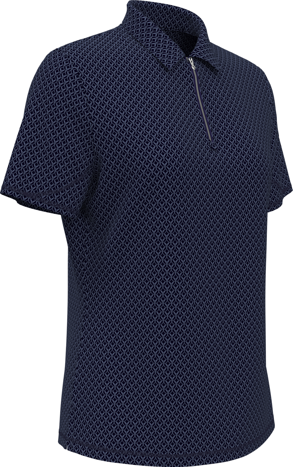 Callaway Golf Cgw792 Women’s Short Sleeve Stitched Chev Polo - Peacoat