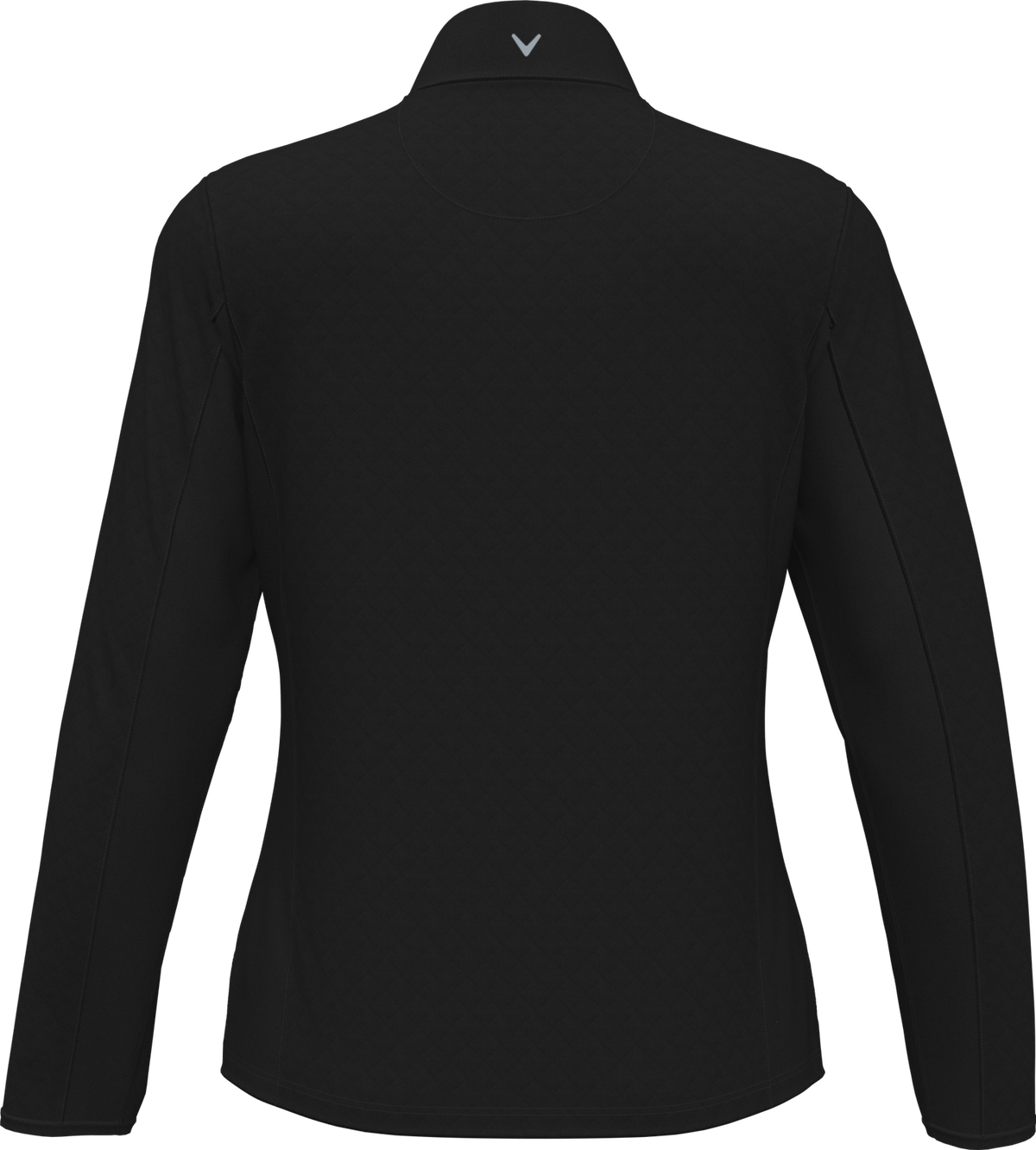 Callaway Golf Cgw793 Women’s Mid-weight Diamond Quilted Fleece 1/4 Zip - Black
