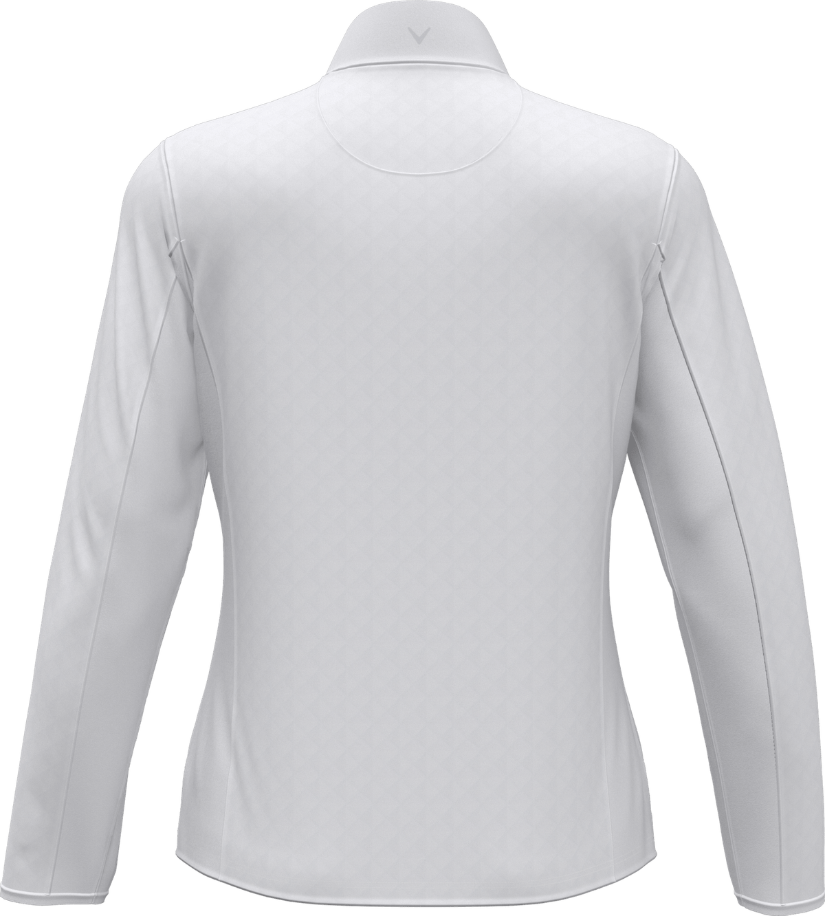 Callaway Golf Cgw793 Women’s Mid-weight Diamond Quilted Fleece 1/4 Zip - White