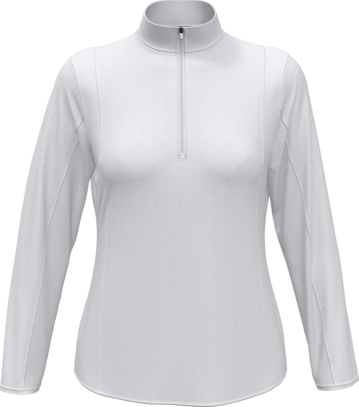 Callaway Golf Cgw793 Women’s Mid-weight Diamond Quilted Fleece 1/4 Zip - White