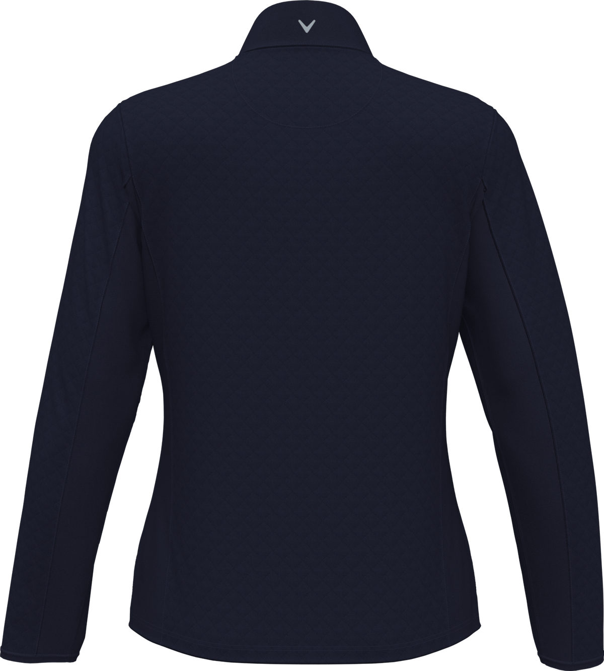 Callaway Golf Cgw793 Women’s Mid-weight Diamond Quilted Fleece 1/4 Zip - Peacoat
