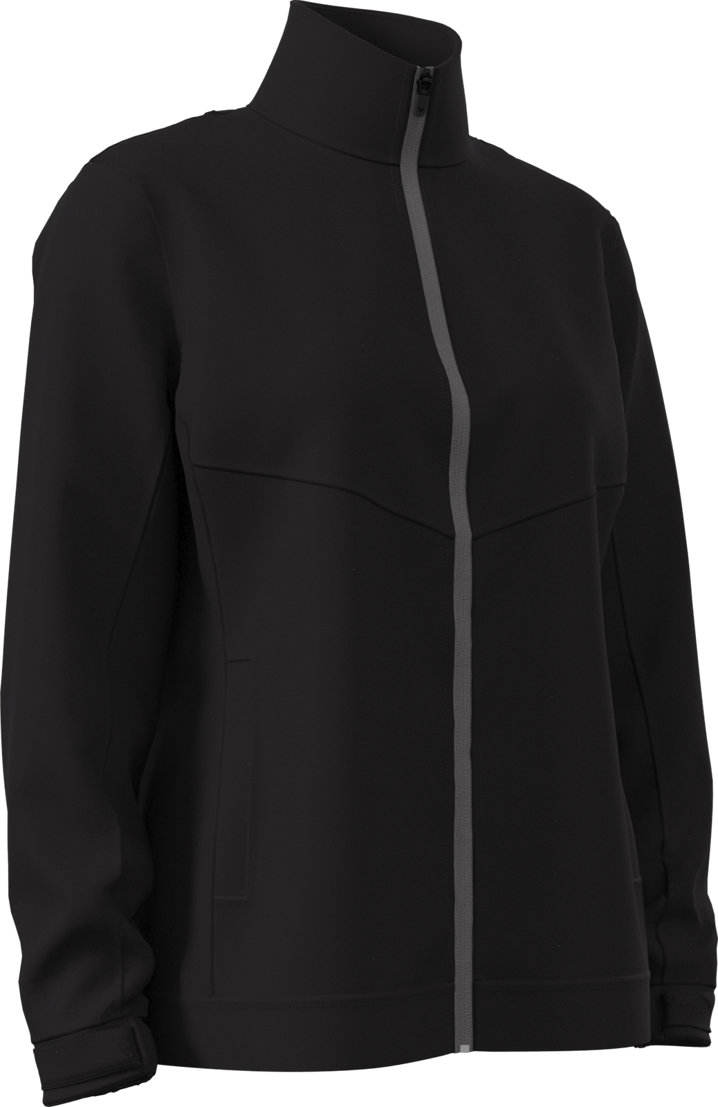 Callaway Golf Cgw799 Long Sleeve Shell Full Zip Jacket - Black