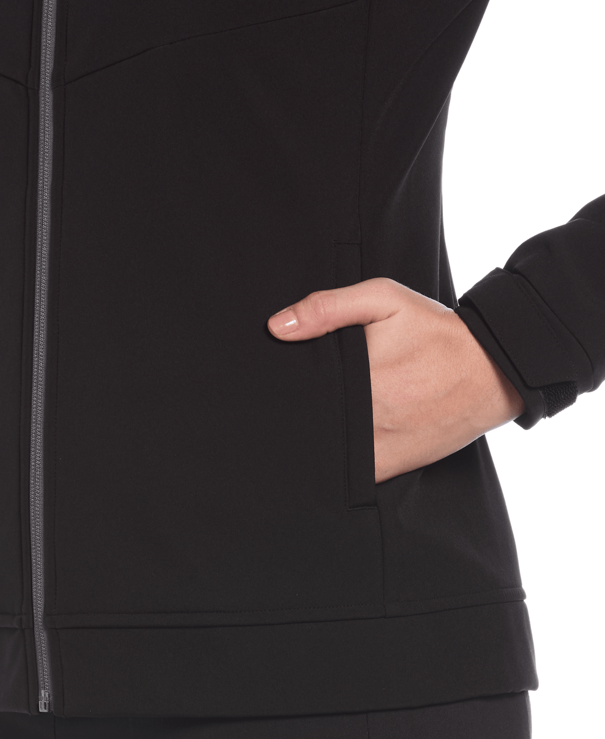 Callaway Golf Cgw799 Long Sleeve Shell Full Zip Jacket - Black