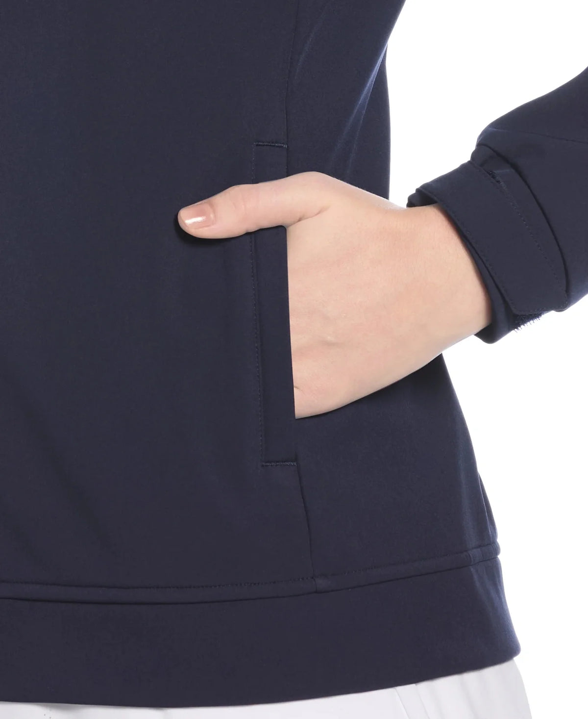 Callaway Golf Cgw799 Long Sleeve Shell Full Zip Jacket - Peacoat