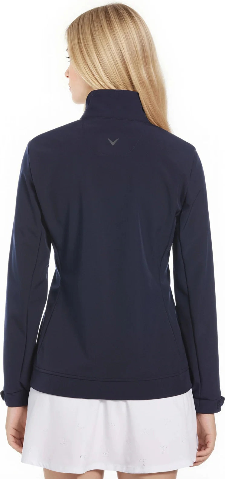 Callaway Golf Cgw799 Long Sleeve Shell Full Zip Jacket - Peacoat
