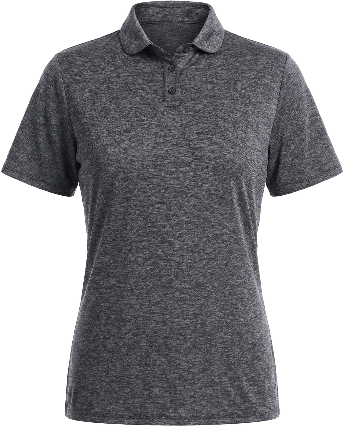 Callaway Golf Cgw808 Heather Knit Short Sleeve Polo - Black