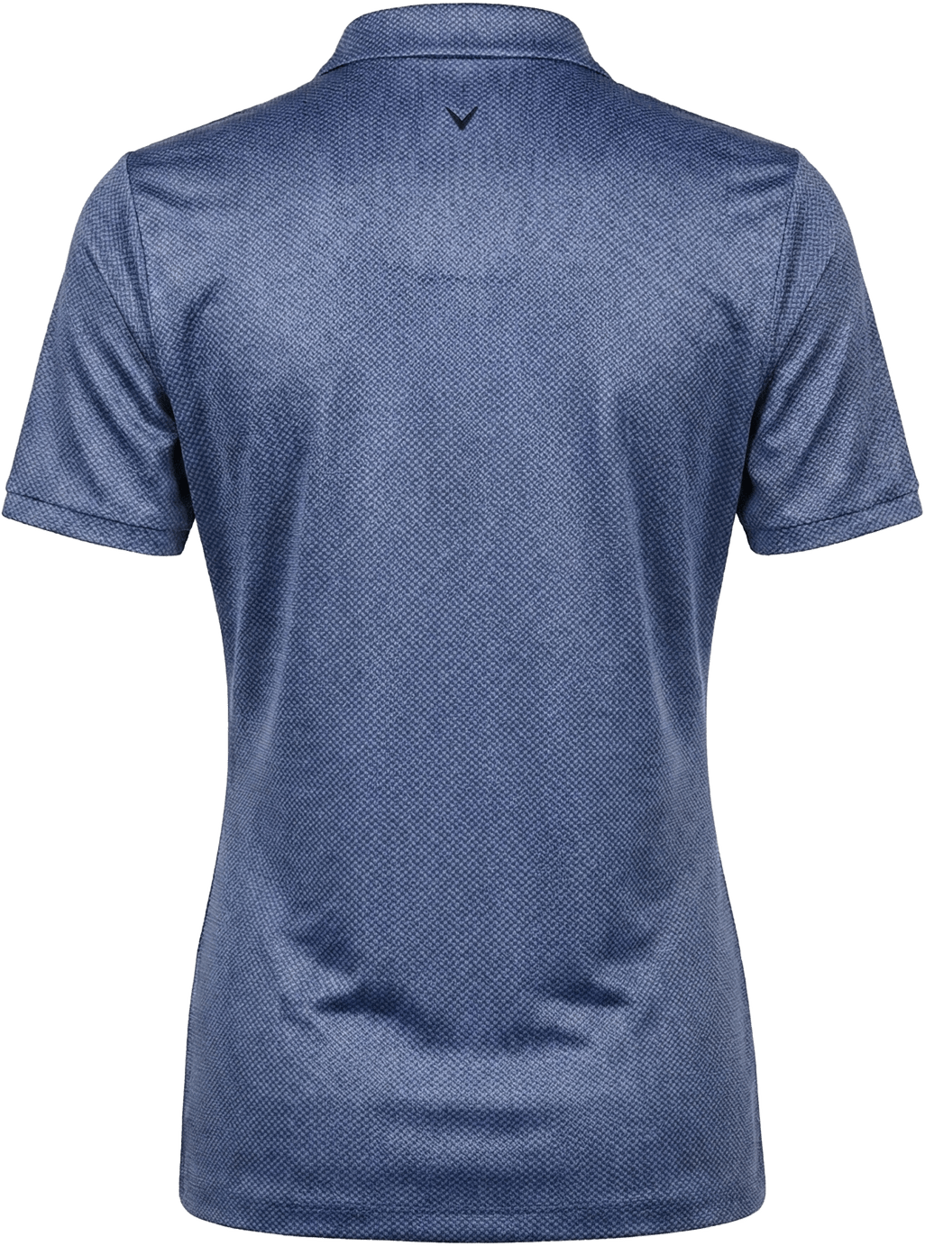 Callaway Golf Cgw809 Mini Geometric Printed Short Sleeve Polo - Peacoat