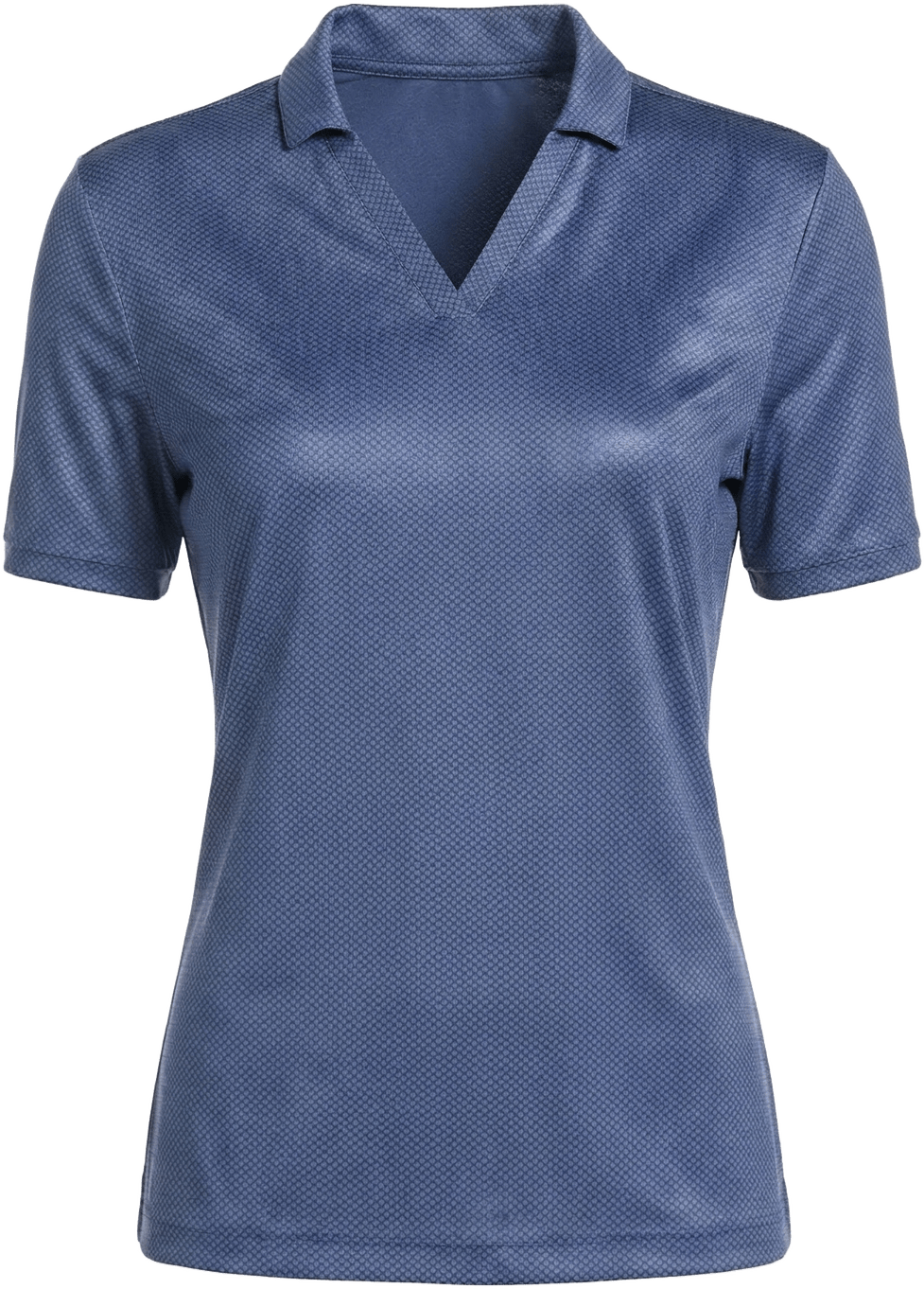 Callaway Golf Cgw809 Mini Geometric Printed Short Sleeve Polo - Peacoat