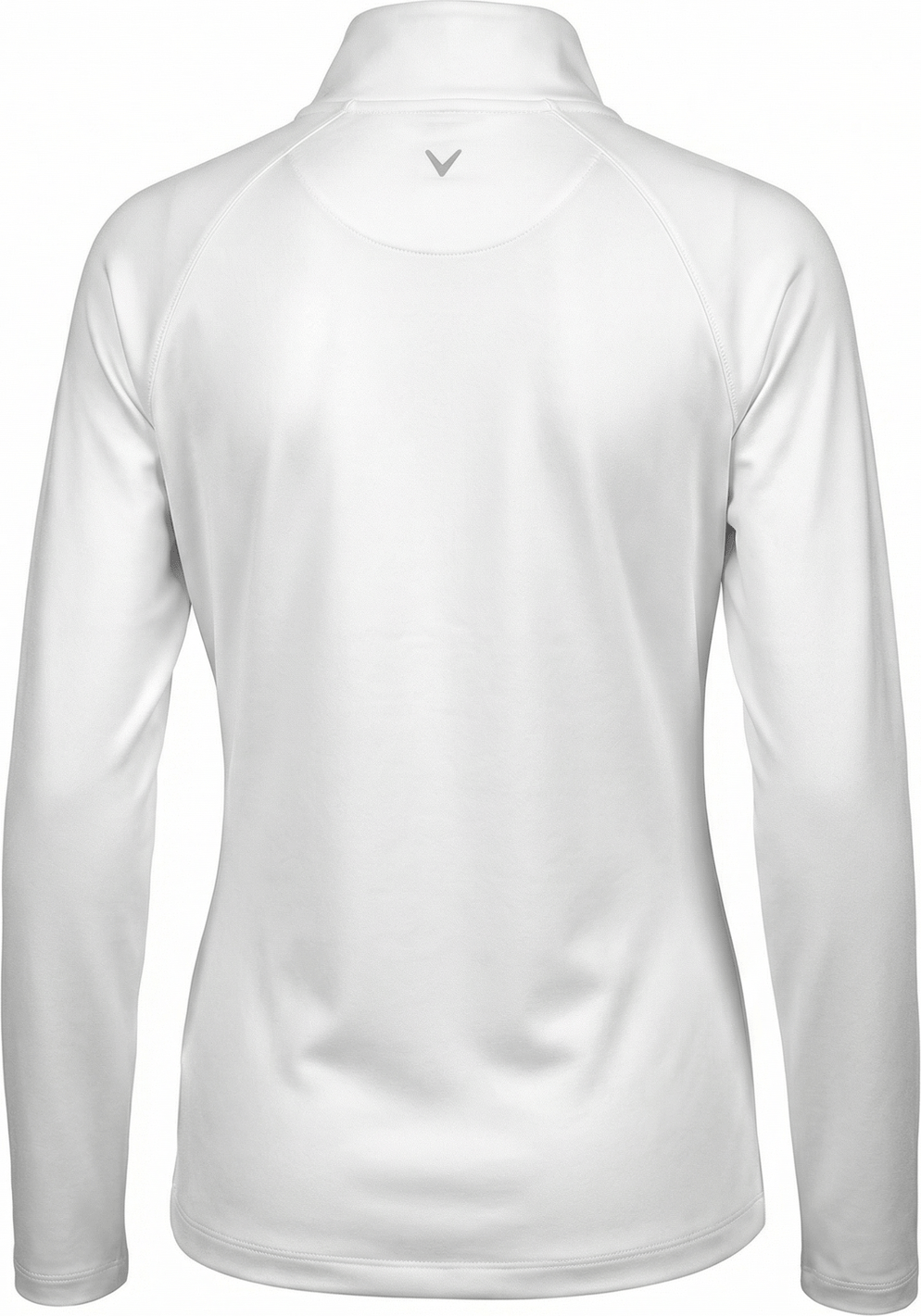 Callaway Golf Cgw812 Quarter Zip Baby French Terry Long Sleeve Jacket - White