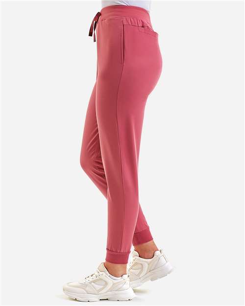 Calm Pink Women&#39;s Energized Stretch Jogger Scrub Pants - NN610
