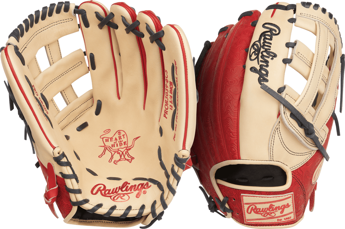 Camel Rawlings Heart of the Hide 12.75 in Baseball  Glove, Outfield  grouped