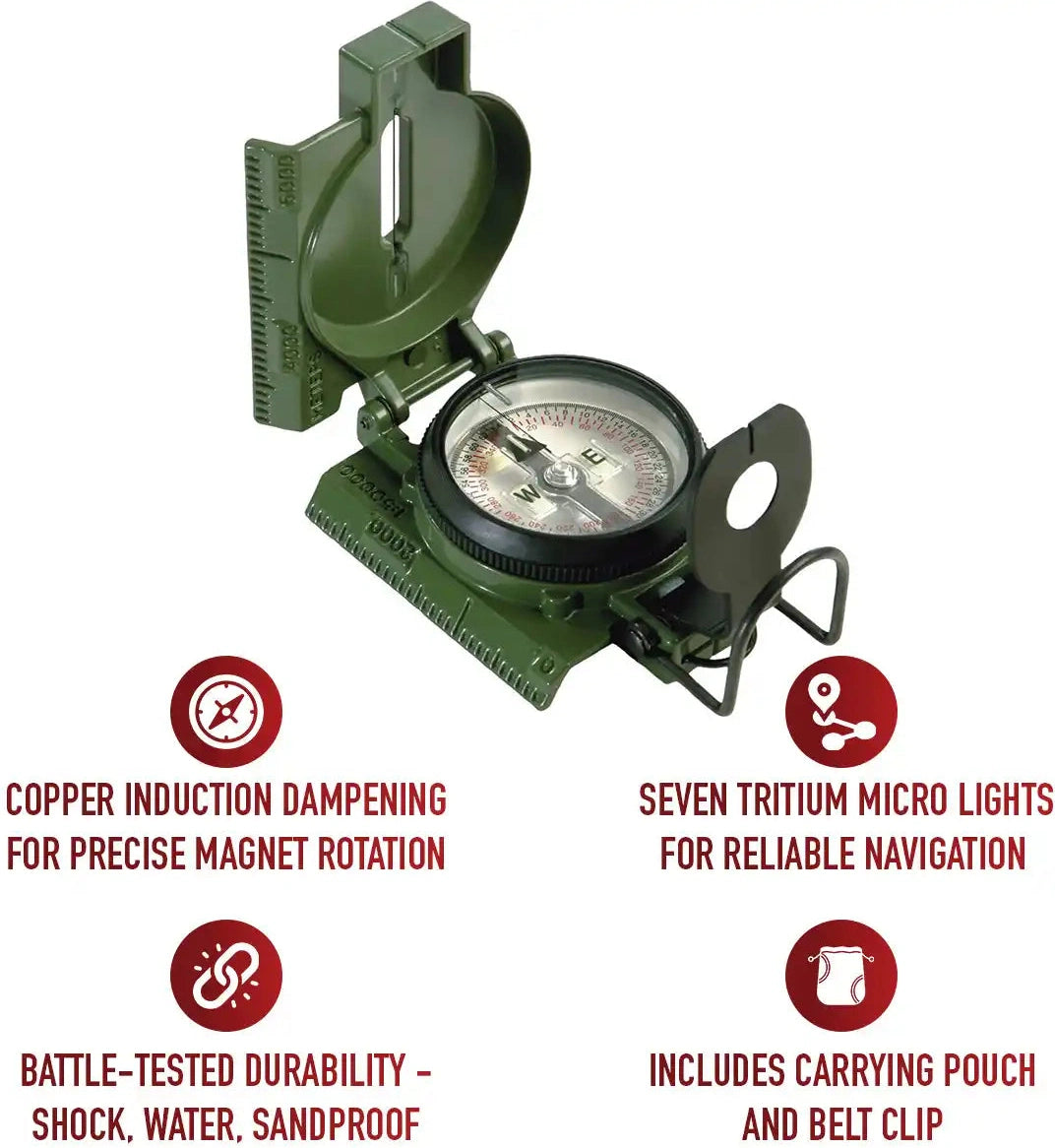 Cammenga G.i. Military Tritium Lensatic Compass