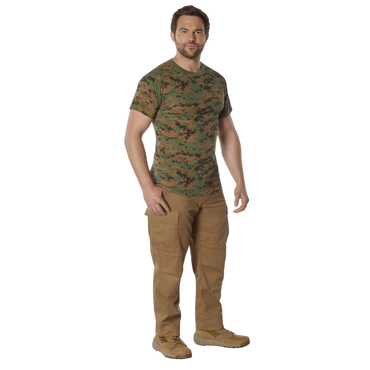 Camo 100% Cotton T-shirt
