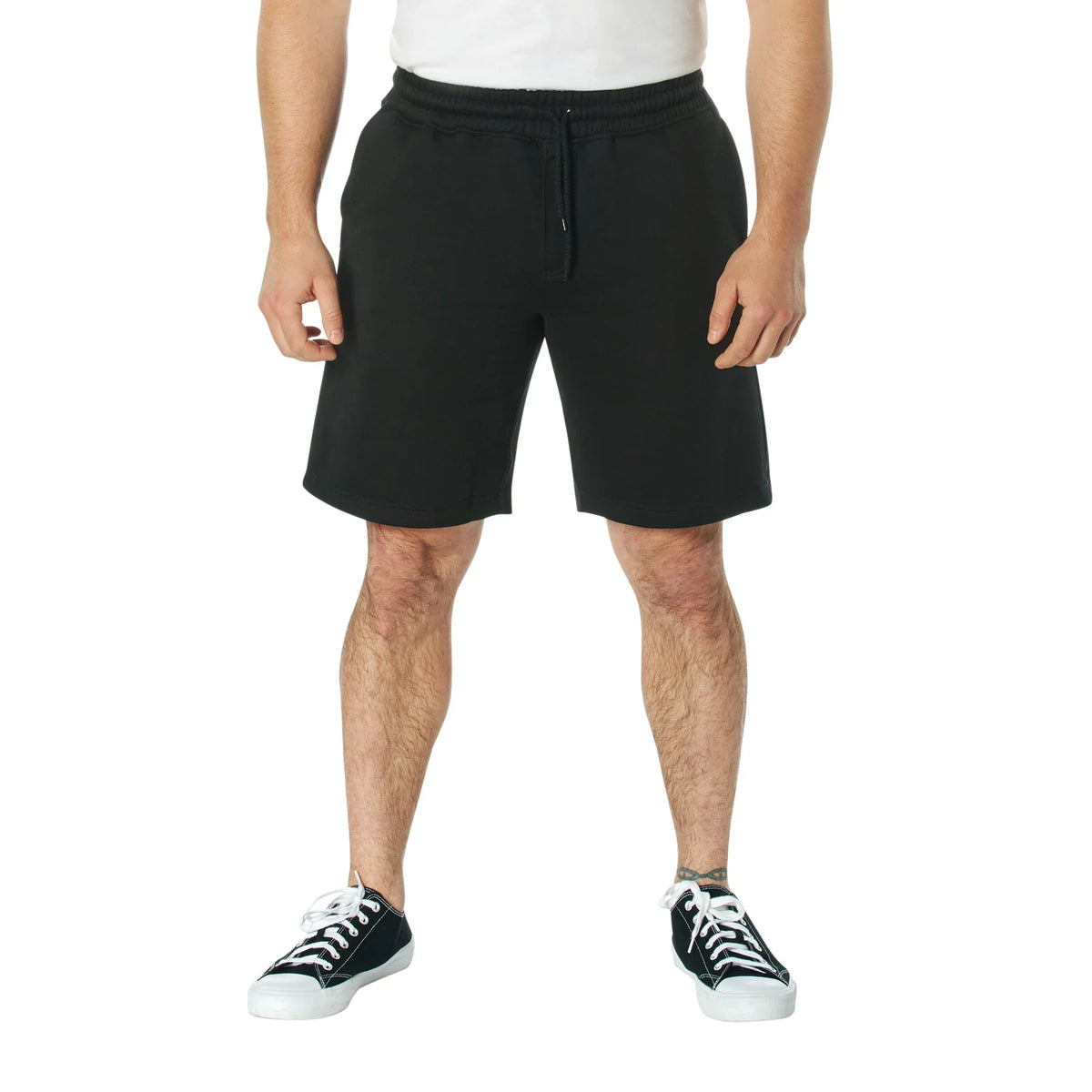 Camo and Solid Color Sweatshorts