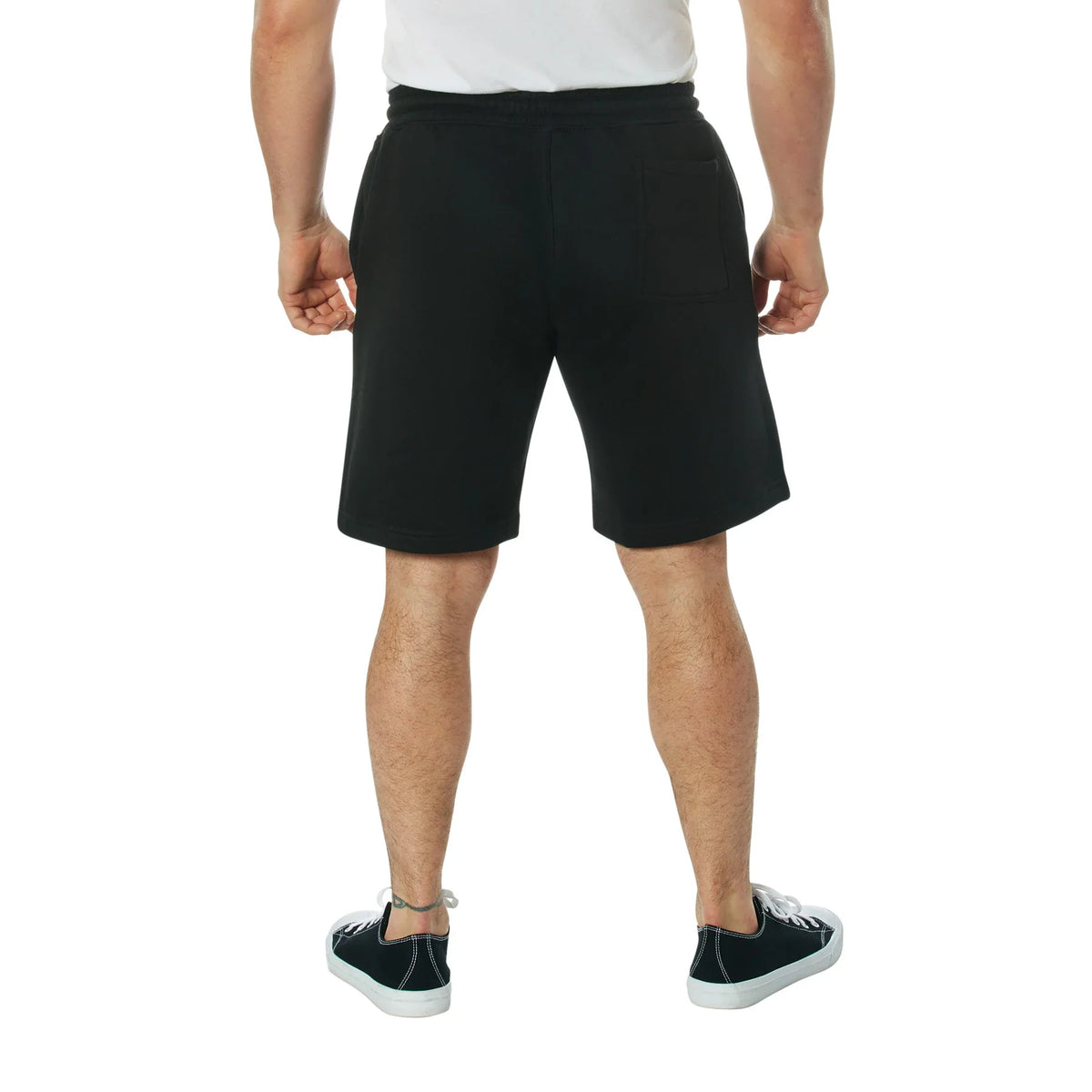 Camo and Solid Color Sweatshorts