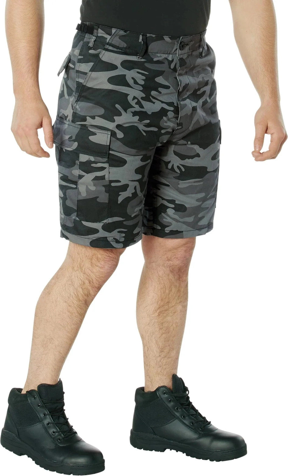 Camo Bdu Shorts - Black / Xs