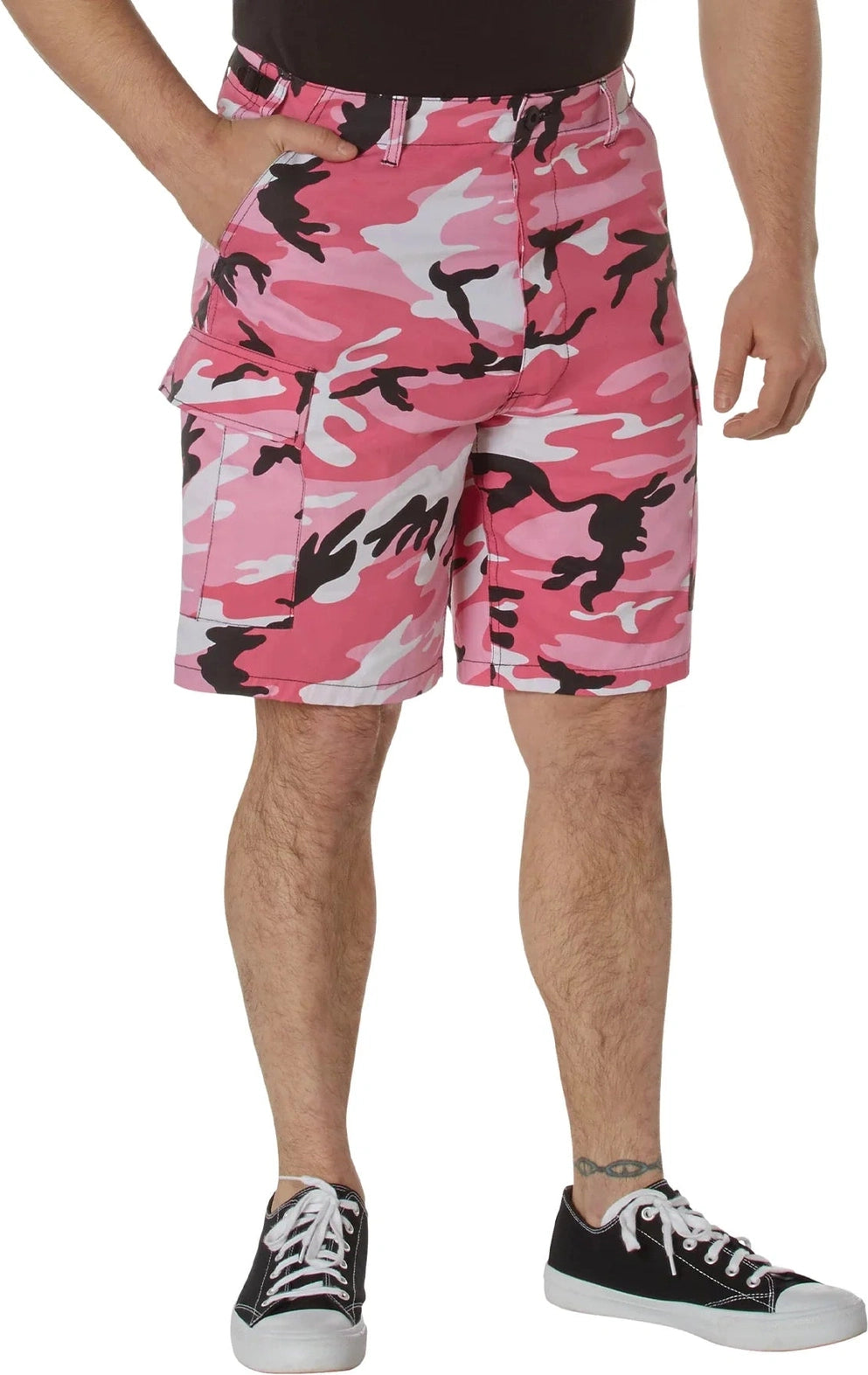 Camo Bdu Shorts - Pink / s