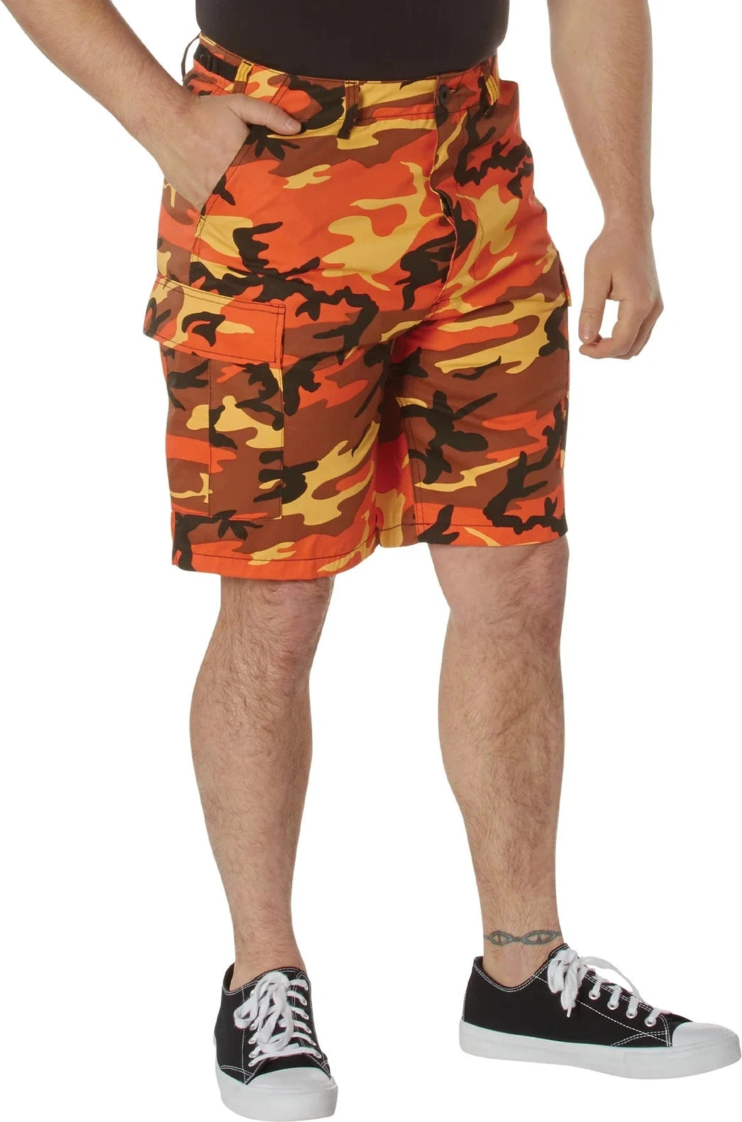 Camo Bdu Shorts - Savage Orange / m