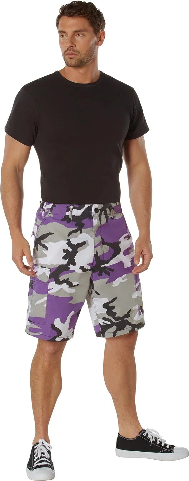 Camo Bdu Shorts - Ultra Violet / Xs