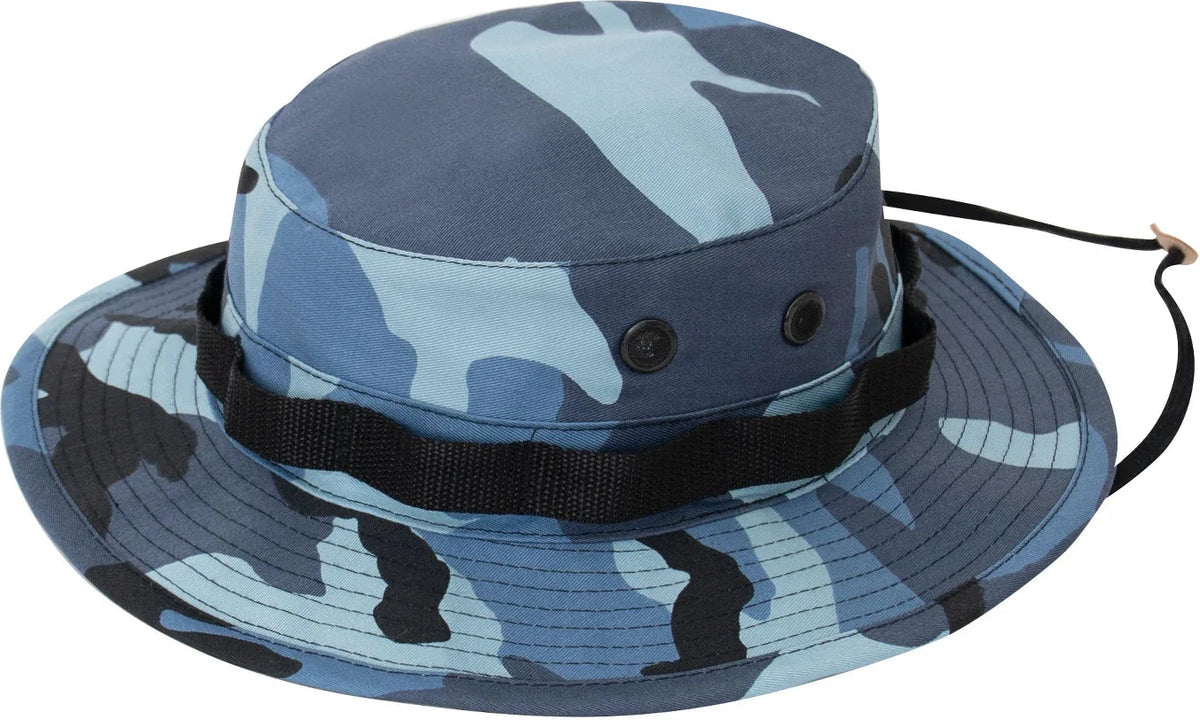 Camo Boonie Hat - Sky Blue / Default